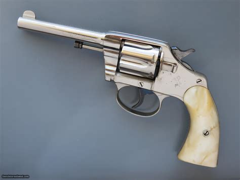 Colt New Police 32 Revolver With Factory Pearl Grips