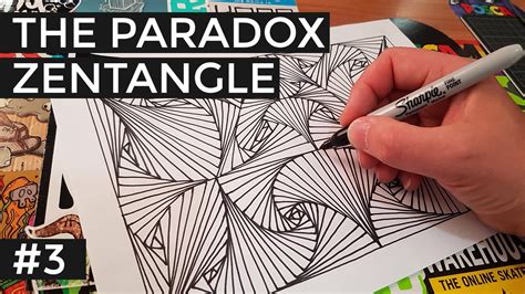 Drawing The Paradox Zentangle 3 Youtube