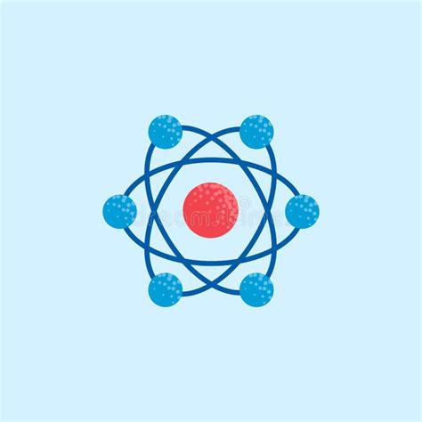 Atom Icon Molecule Illustration Stock Vector Illustration Of Model