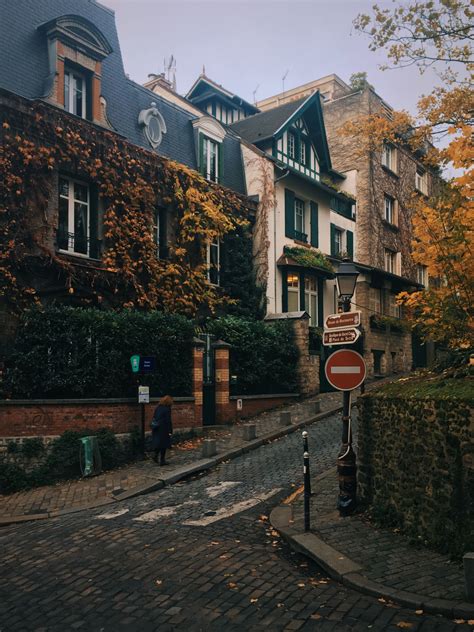 Montmartre Paris Autumn Aesthetic City Aesthetic Travel Aesthetic