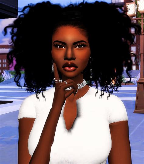 Hair Mbali The Liaison Collaborative Sims 4 Black Hair