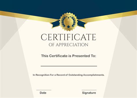 Free Sample Format Of Certificate Of Appreciation Template Regarding Certificate Of Appreciation