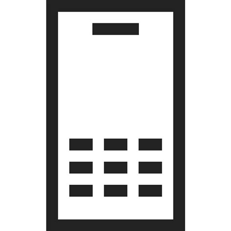 Mobile Old Phone Smartphone Device Technology Vector Svg Icon Svg Repo