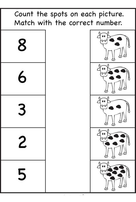 Cow Counting Worksheet Lesson Plan Cc Pinterest Worksheets Cow