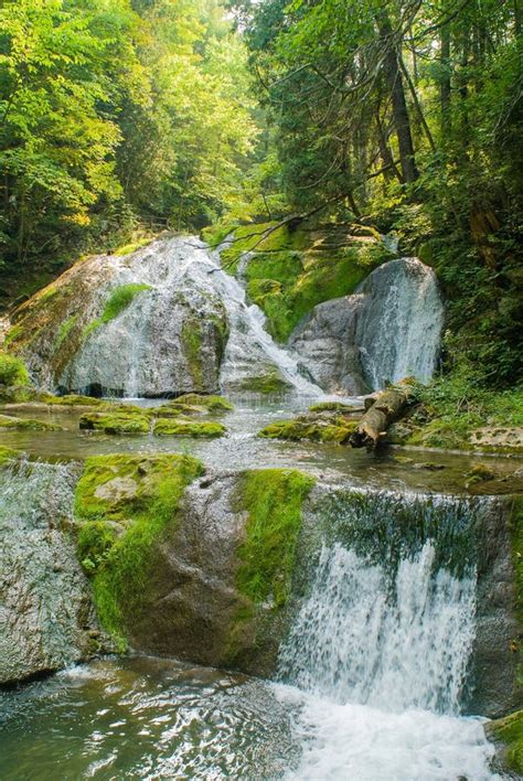 Waterfalls Cascade Creek Hot Springs Virginia Stock Image Image Of