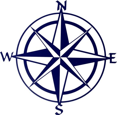 Download Compass North Png Download Compass Rose Map Png Image With