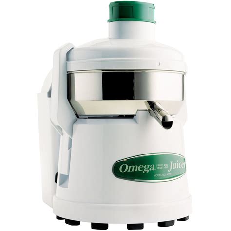 Omega J4000 Juicer With White Finish And Pulp Ejection 5200 Rpm