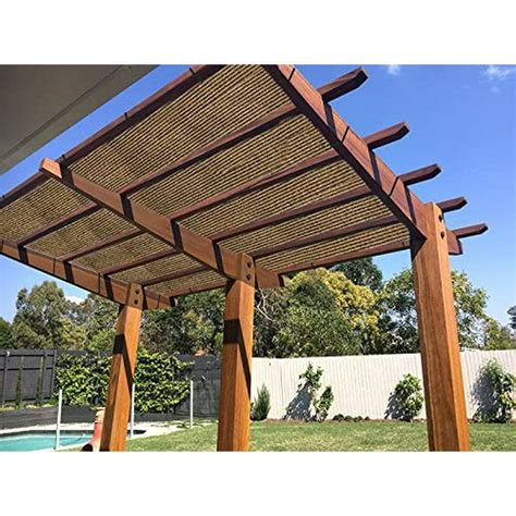 Shatex 90 Shade Cloth Brown Sunblock Fabric With Rope Uv Resistant For