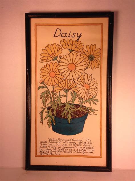 Ebsvintagehome Distressing Painted Wood Daisy Flower Wall Hangings