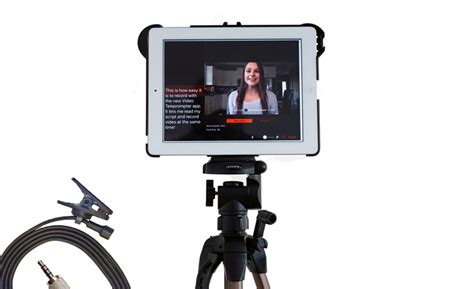 The padcaster parrot teleprompter app is free and works with ipads, iphones, and android smartphones. Teleprompter Kit for iPad / iPhone