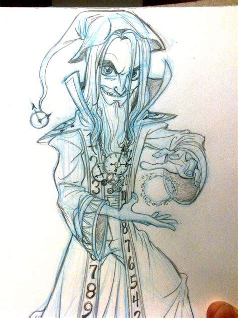 Time Wizard Sketch By Tombancroft On Deviantart Character Design