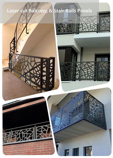 Staircase frameless glass railing baclony railing design. Laser cut Balustrade designs at BuildDirect Africa | Laser ...