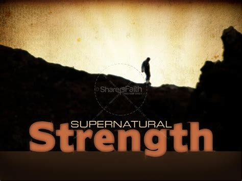 Supernatural Strength Powerpoint Clover Media