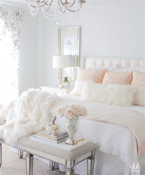 If your room does have crown molding, you can add decorative molding in a box shape or following the room shape on the ceiling. Master Bedroom Updates For Fall & Winter | Home decor ...
