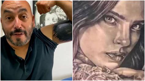 Lupillo Rivera comienza a modificar el tatuaje con el que cubrió a