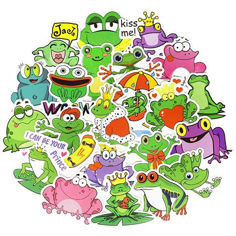 Buy Qtl Frog Stickers For Kids Cute Frog Stickers For Water Bottles