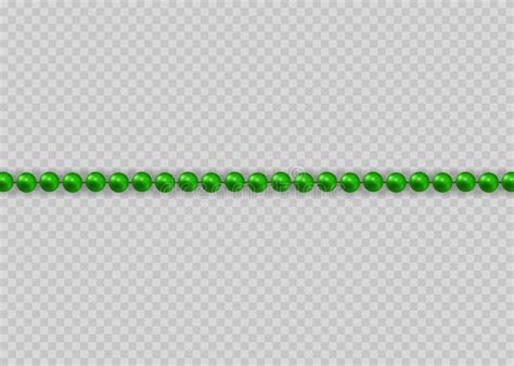 Green Beads Vector Stock Vector Illustration Of Decorative 175141947