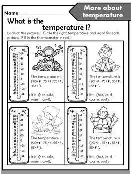 Science worksheets for kids, teachers, and parents. Science activities : Weather unit for Kindergarten, First ...