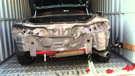 Use it to square up diamond shaped frame frame rails. Using a portapower to straighten a miata frame, part 2 ...
