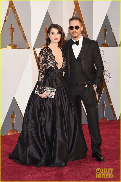 Tom Hardy Gets Support From Wife Charlotte Riley At Oscars 2016 Photo