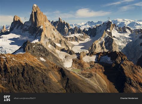 Fitzroy Mountains In Patagonia South America Stock Photo Offset