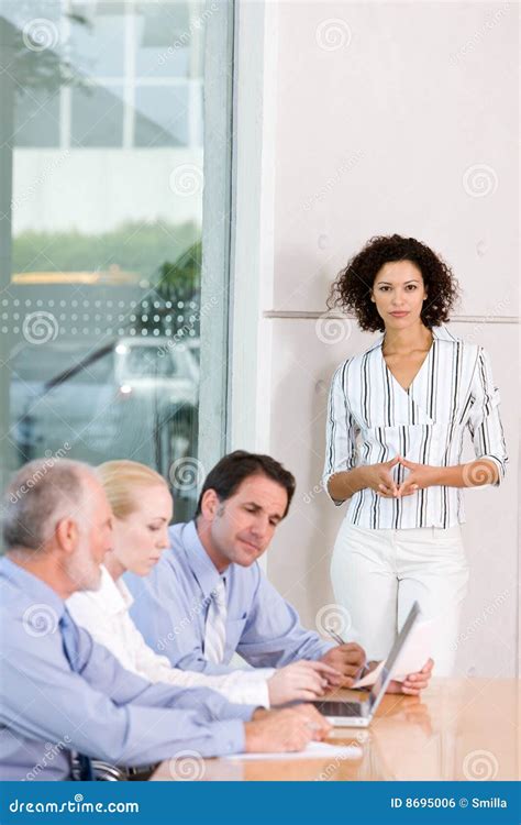 Business Meeting Stock Photo Image Of Attractive Meeting 8695006