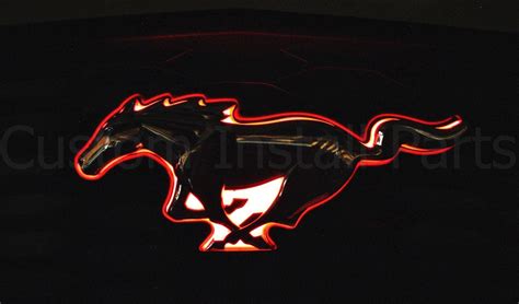 Light Up Rear Emblem Backing - Mustang 2015-2017