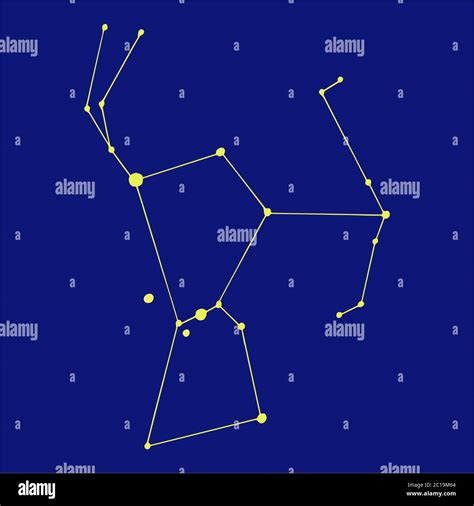 Map Of Orion Constellation Stock Vector Images Alamy