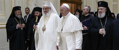 Catholics Orthodox Must Unite Against Culture Of Hate Pope Says
