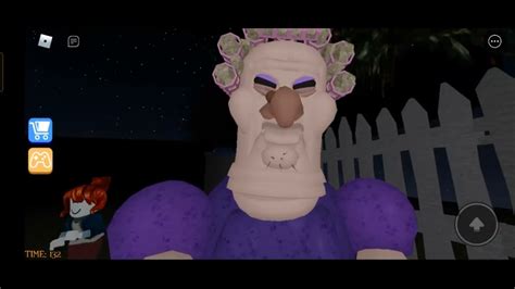 Can You Escape From Grumpy Granny Walk Through In Scary Obby In Roblox Youtube