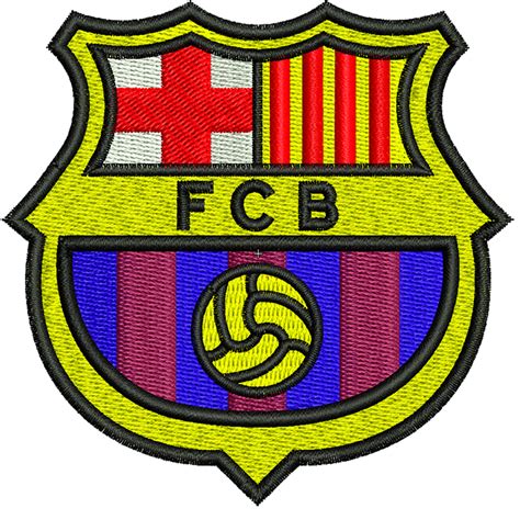 Der auch nur mit der kurzform barça . Escudo del FC Barcelona - GRATIS Stickdatei von dekorfabrik.de