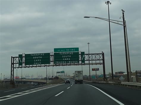 East Coast Roads Interstate 95 New Jersey Turnpike Southbound Views