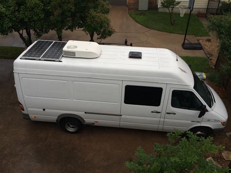 Adding A Rear Rooftop Ac To A Sprinter Van Sprinter Camper