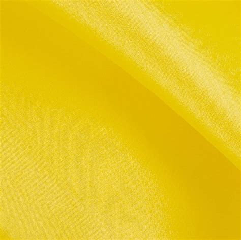 Buy Yellow Plain Organza Silk Fabric For Best Price Reviews Free Shipping