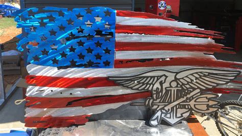 2 X 4 American Flag With Navy Seal Trident Dragonslayer Industries Llc