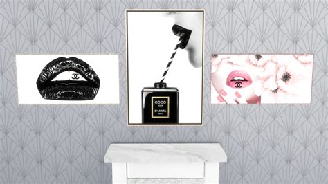 Chanel Luxury Wall Art Prints By Platinumluxesims From Patreon Kemono