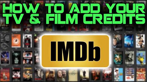 How To Add Tvfilm Music Credits To Your Imdb Youtube