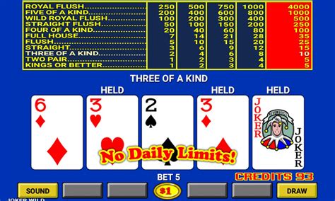 There are lots of different variations and below you will find information on the top 5 titles. Video Poker APK Download - Free Casino GAME for Android ...