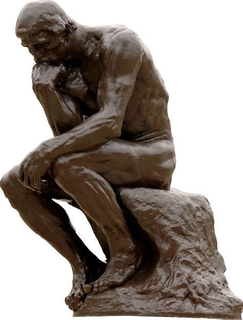 Clipart The Thinker