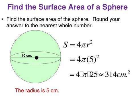 Ppt Surface Area And Volume Of Spheres Powerpoint Presentation Id