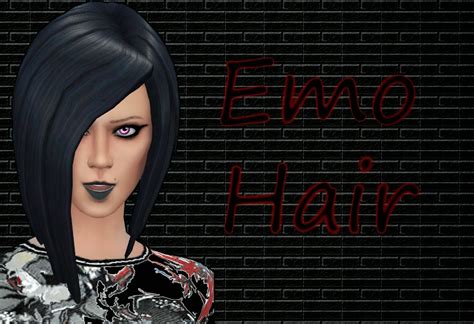 My Sims 4 Blog Custsimscontent Emo Hair For Females