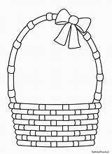 Basket Easter Coloring Pages Empty Printable Colouring Baskets Template Sheet Egg Pattern Preschool Bunny Choose Board Visit Spring sketch template