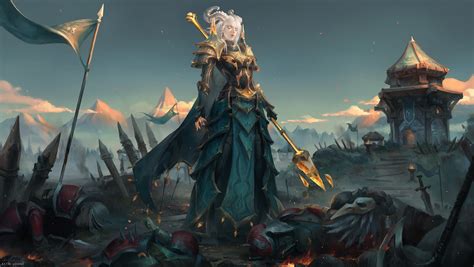 Lightforged Draenei Warcraft Wallpaper By Astri Lohne