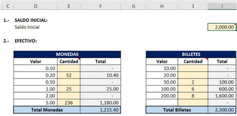 Plantilla En Excel Para Arqueo De Caja Diario Tecnologias De La