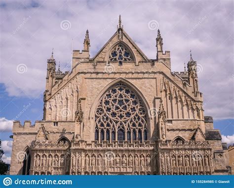 Exeter Cathedral Devon England Uk Stock Image Image Of Historic