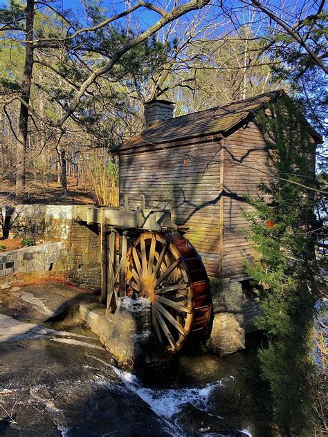 Stone Mountain Grist Mill Photograph By Joseph Schofield