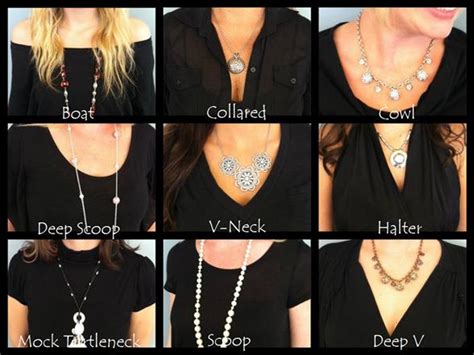 The Ultimate Necklace Guide To Match 16 Necklines Bust Sizes And Prints