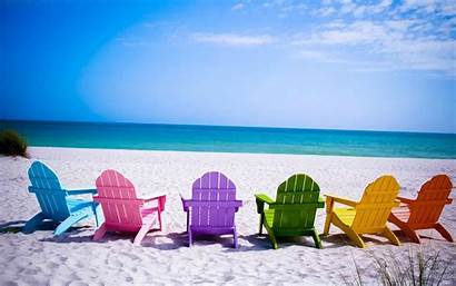 Beach Chair Chairs Desktop Summer Wallpapers Backgrounds