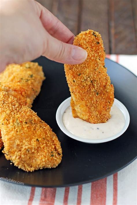 How to tell the difference. Baked Chicken Tenders - Emily Bites