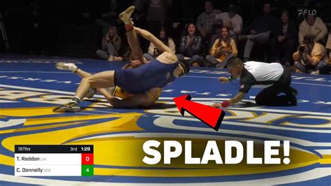 Division 1 Wrestling Spladle Cody Donnelly South Dakota State Vs Tyce